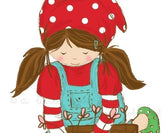 Gardening Day Embroidery PATTERN - PDF